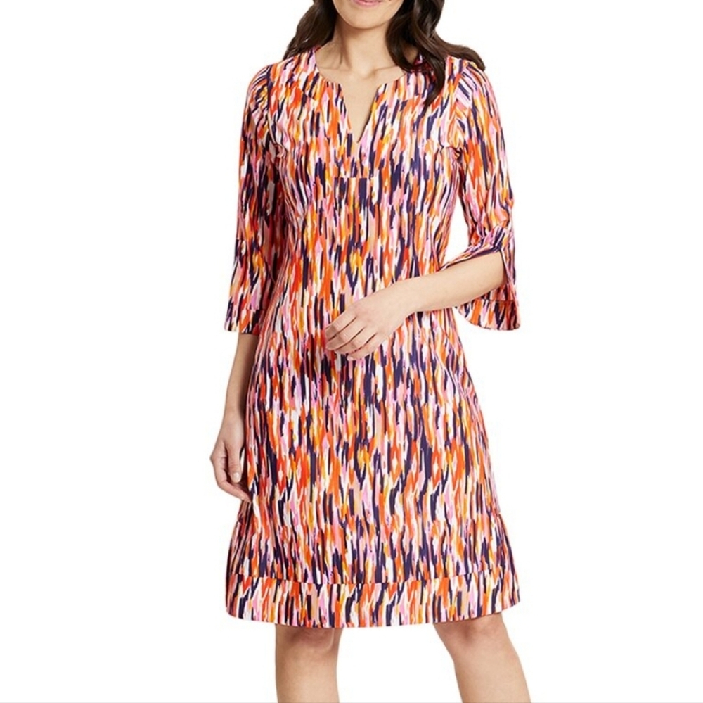 Jude‎ Connally Multicolor Patterned Dress